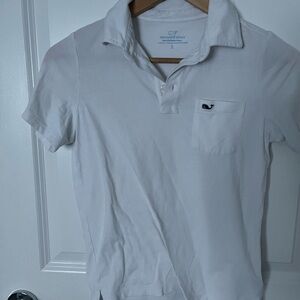 Vineyard Vines Boys White Polo Shirt